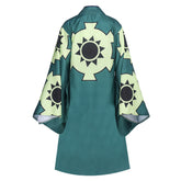 One Piece Kids Children Roronoa Zoro Anime Wano Country Cosplay Costume Kimono Outfits Halloween Carnival Suit